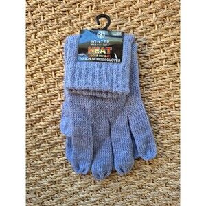 Winter Essentials Women's Texting Elongated Gloves New S/M Locks In Heat